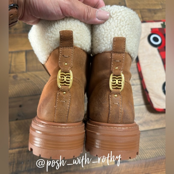 Sam Edelman Aleia Nubuck Ankle Boots, NWT - Picture 4 of 11